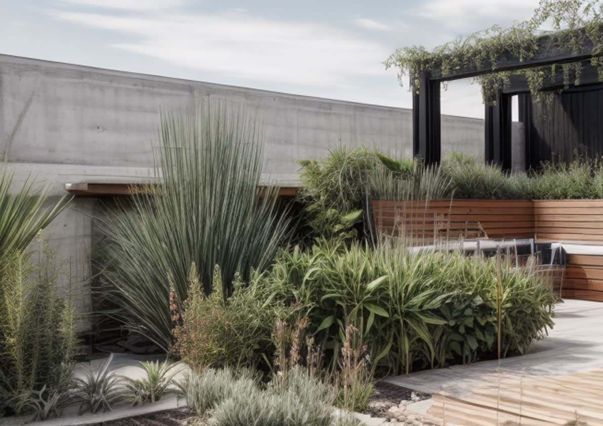 3D-render geleverd aan een hovenier