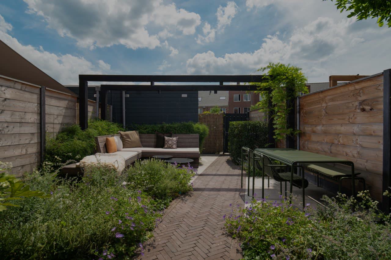 Compacte stadstuin — tuinontwerp FLOW