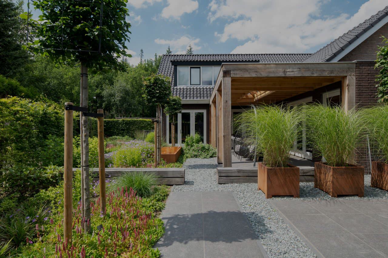 Levendig rustiek — tuinontwerp FLOW